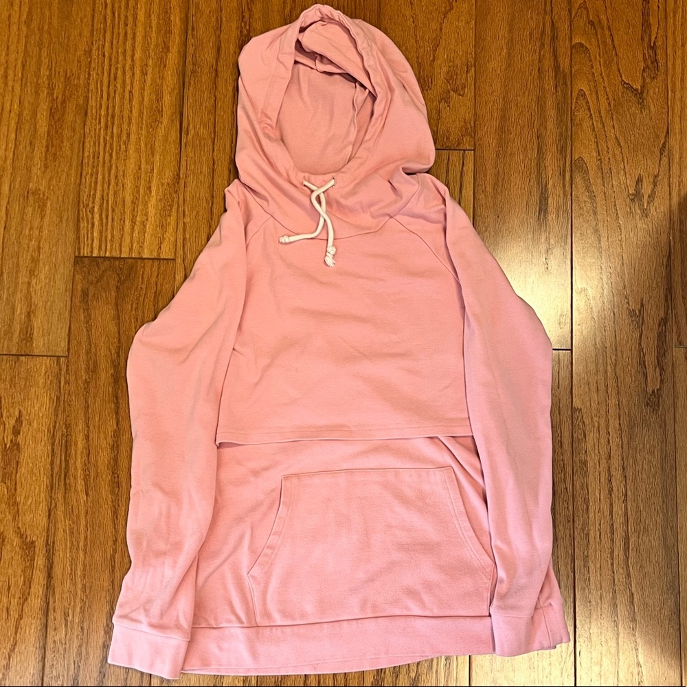 Pink nursing hoodie